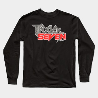 Throwback Track Seven Band Jordan Logo Long Sleeve T-Shirt